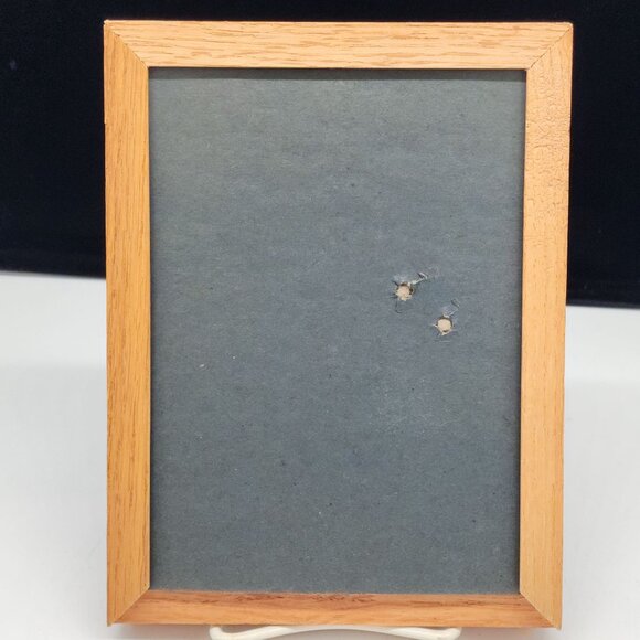 Handcrafted Oak 5x7 Picture Frame With Easel Back Display Made In USA - Picture 6 of 10